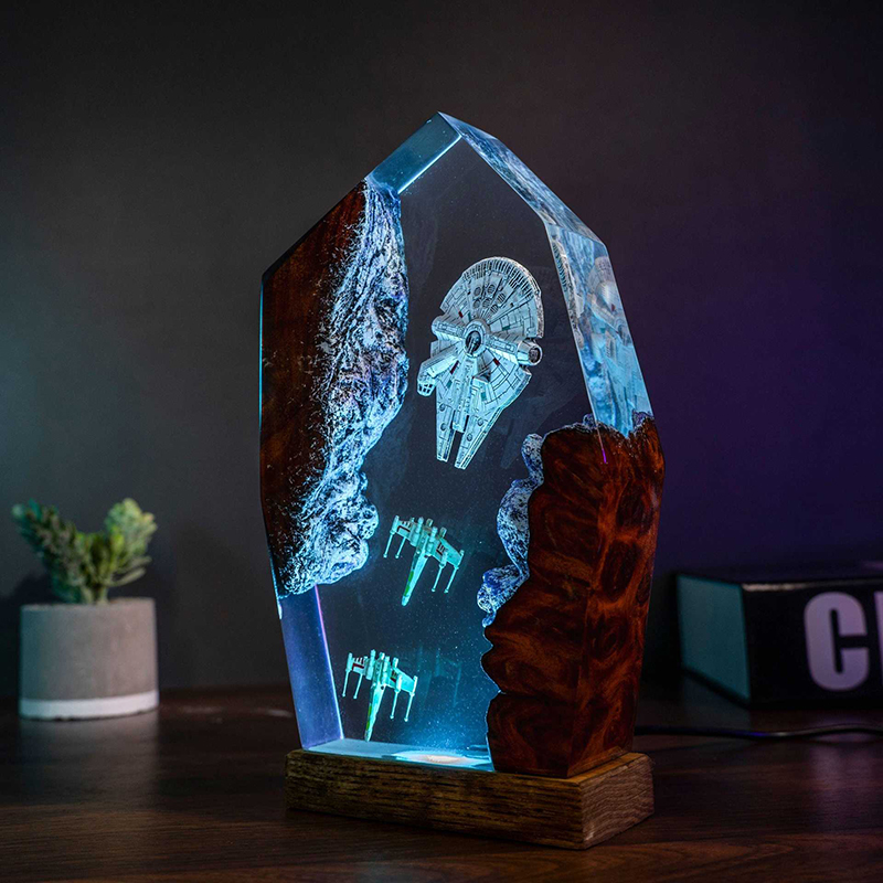 Table Resin Lamp Universe War  - đánh giá và giá Home Decor For Birthday
