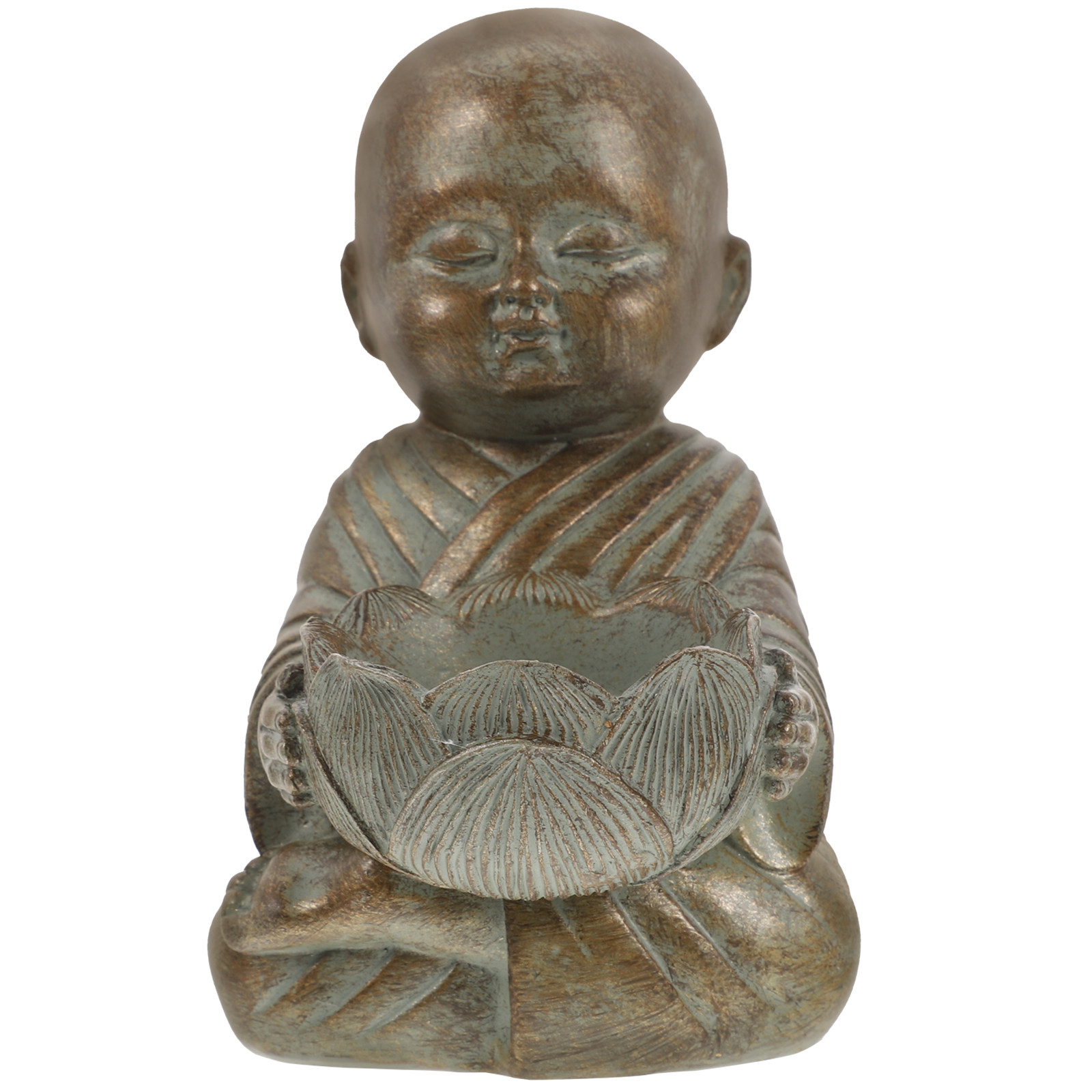 Little Zen Monk Resin Sculptur - đánh giá và giá Home Decor Zen
