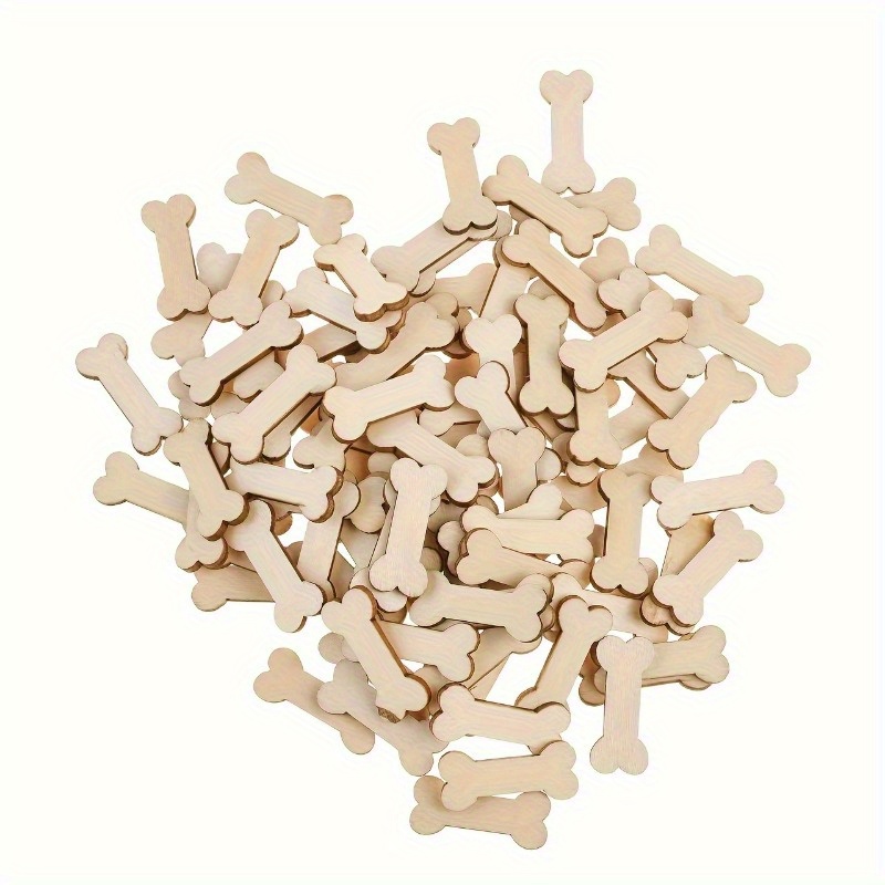 Vintage Wooden Dog Bone Crafts - đánh giá và giá Home Decor Scrap