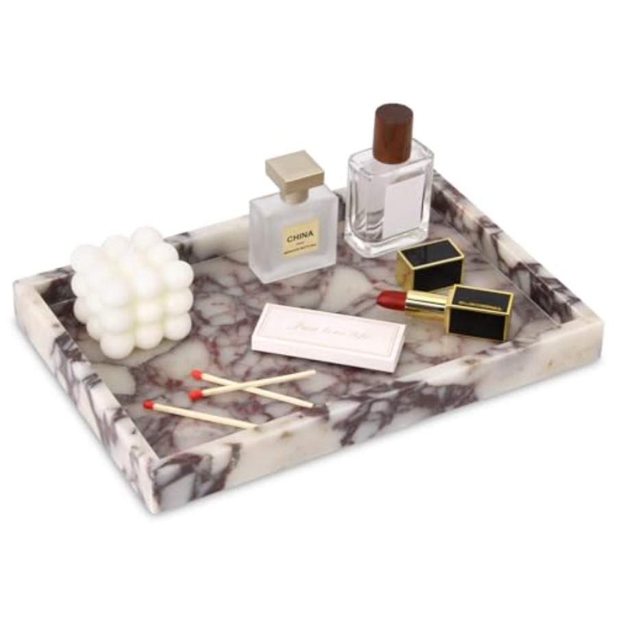 Marble Bathroom Vanity Tray, N - đánh giá và giá Home Decoration
