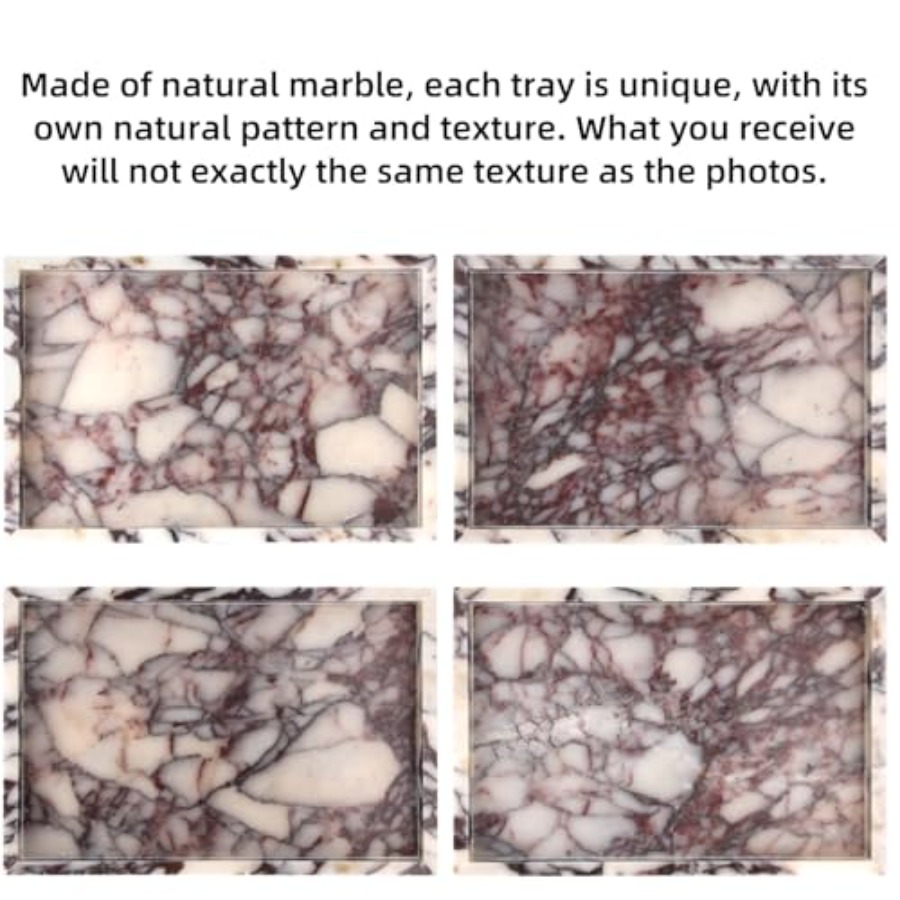 Marble Bathroom Vanity Tray, N - đánh giá và giá Home Decoration