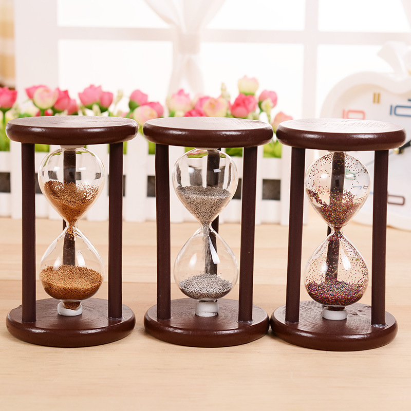 WW retro simple wooden hourgla - đánh giá và giá Home Decor Retro