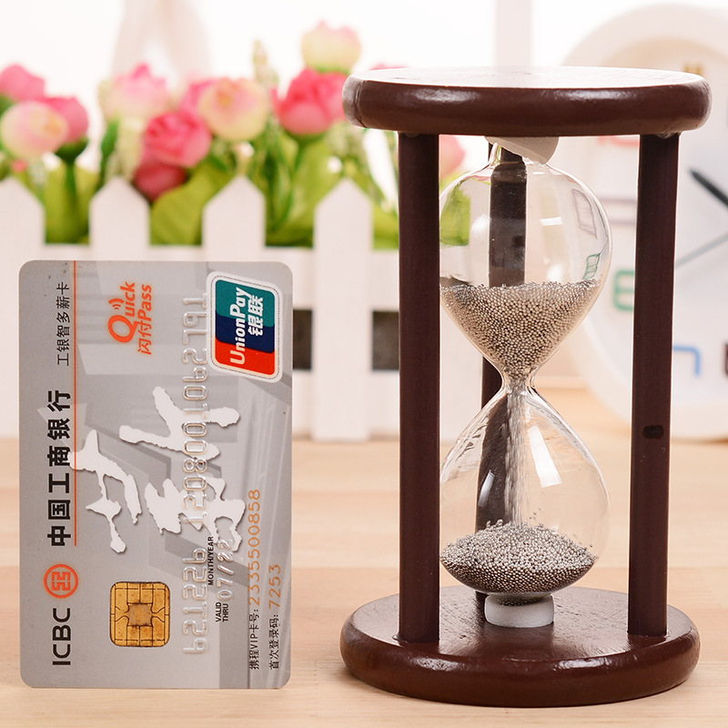 WW retro simple wooden hourgla - đánh giá và giá Home Decor Retro