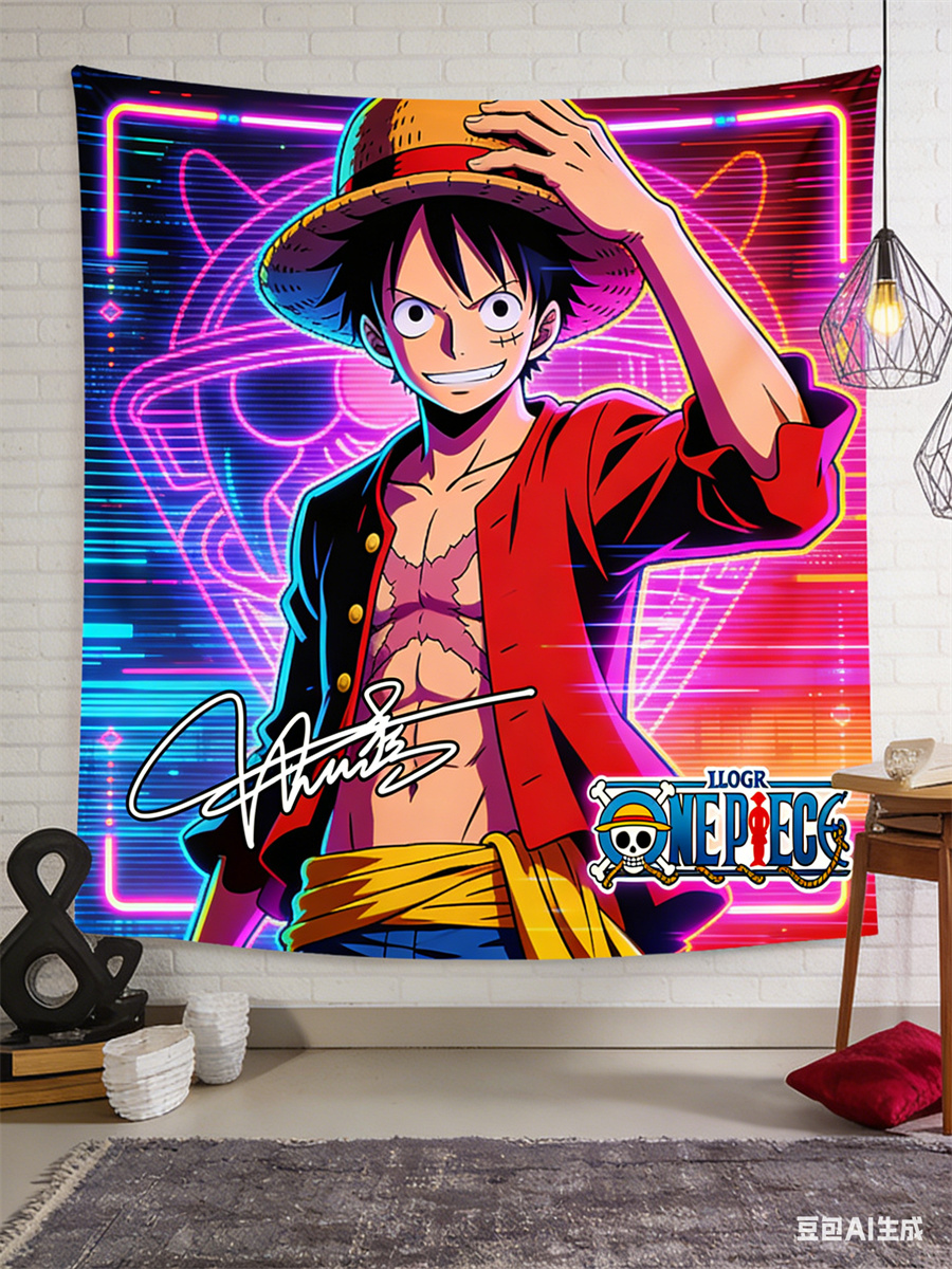 One Piece Luffy 3D Effect Wall - đánh giá và giá Home Decor Online