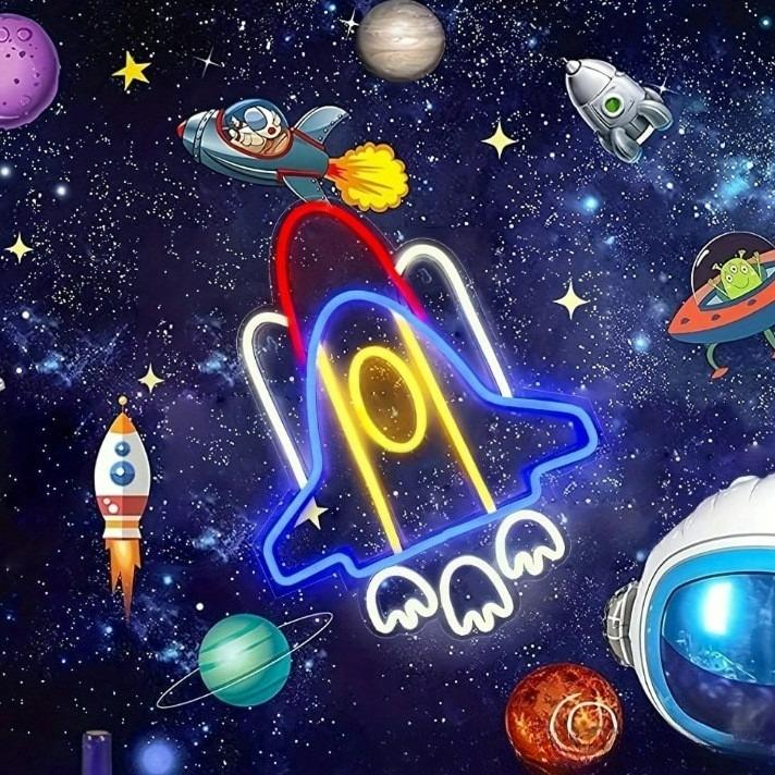 Rocket Neon Sign USB Neon Ligh - đánh giá và giá Home Decor Lighting