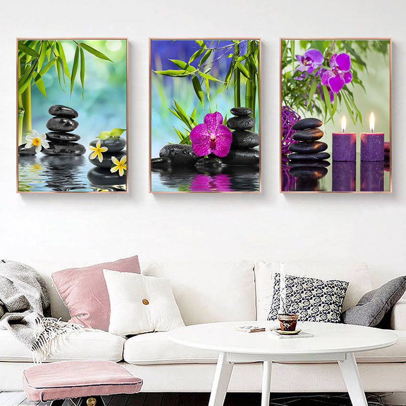 FramelessGreen Bamboo Zen Ston - đánh giá và giá Home Decor Zen