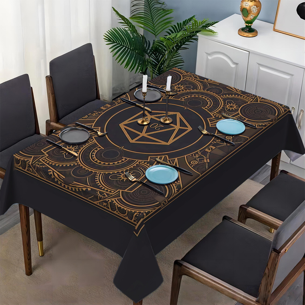 Steampunk Black Golden Gear Pa - đánh giá và giá Home Decor Gold