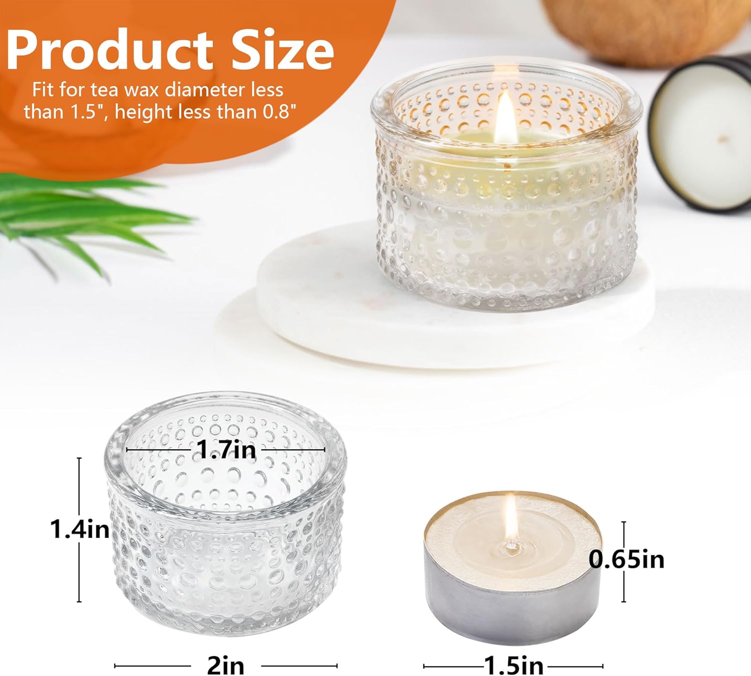 Clear Tealight Candle Holders  - đánh giá và giá Home Decor For Birthday