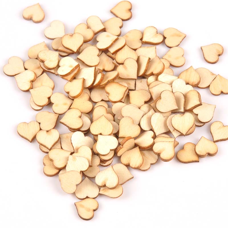 100pcs Mini Natural Heart patt - đánh giá và giá Home Decor Scrap