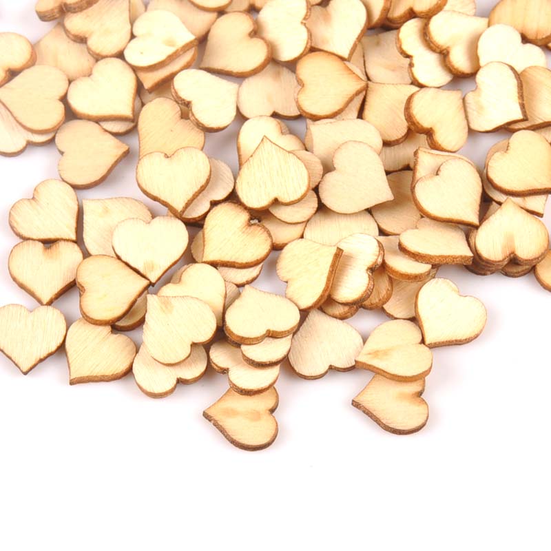 100pcs Mini Natural Heart patt - đánh giá và giá Home Decor Scrap