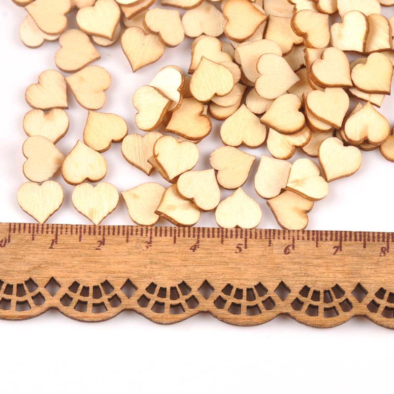 100pcs Mini Natural Heart patt - đánh giá và giá Home Decor Scrap