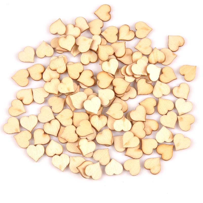 100pcs Mini Natural Heart patt - đánh giá và giá Home Decor Scrap