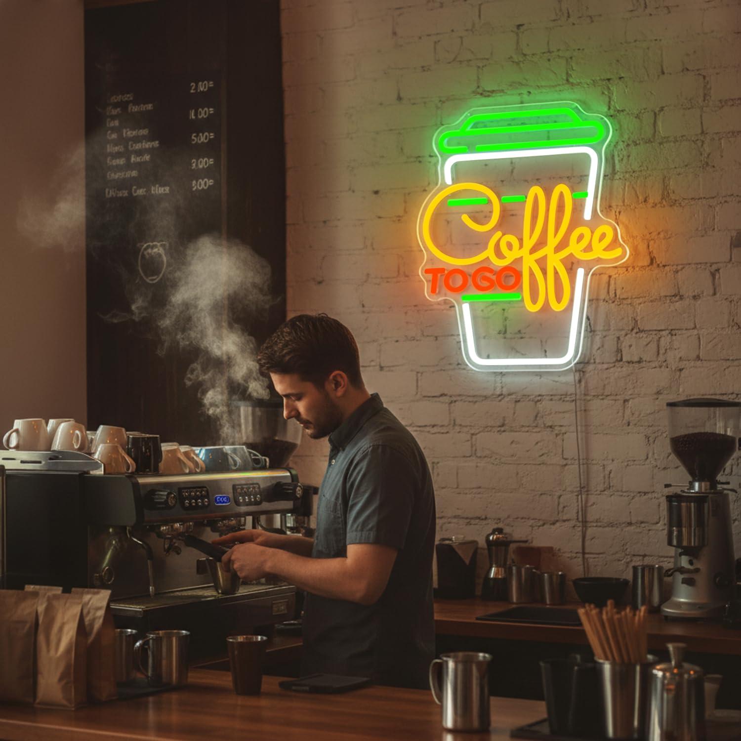 Coffee Neon Sign USB Dimmable  - đánh giá và giá Home Decor Lighting