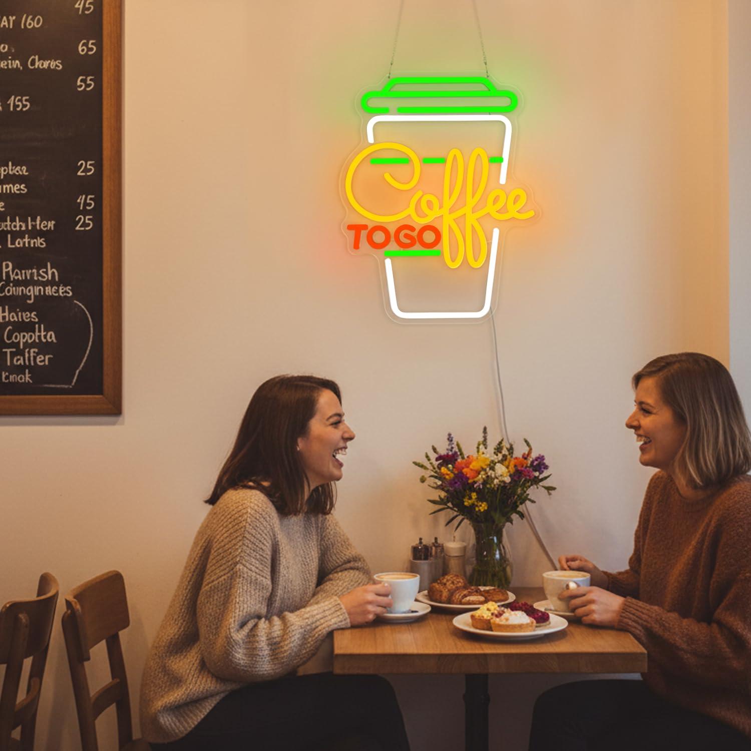 Coffee Neon Sign USB Dimmable  - đánh giá và giá Home Decor Lighting