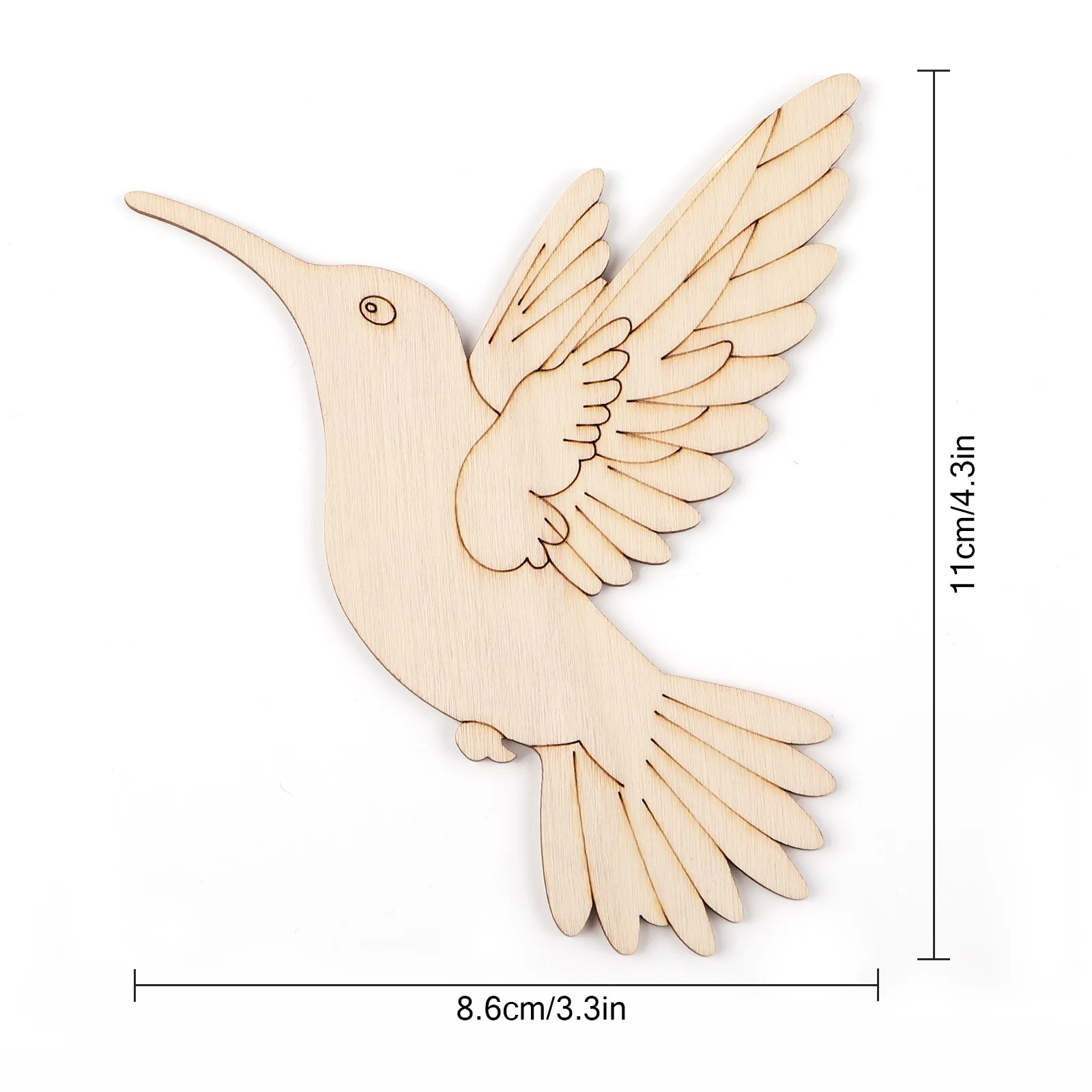 10pcs Unfinished Wood Animal B - đánh giá và giá Home Decoration