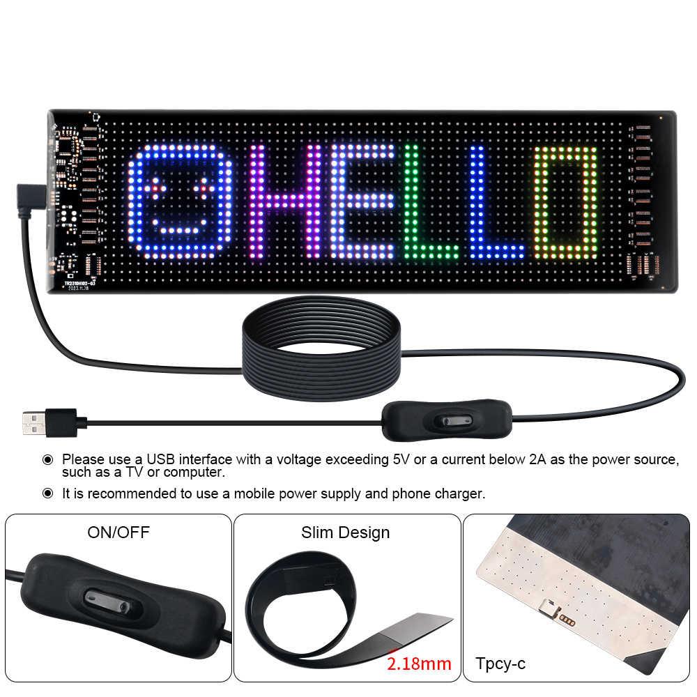 LED Matrix Pixel Panel Scrolli - đánh giá và giá Home Decor App Free