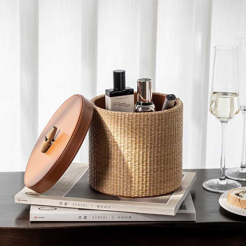 Retro rattan storage box Home  - đánh giá và giá Home Decor Retro
