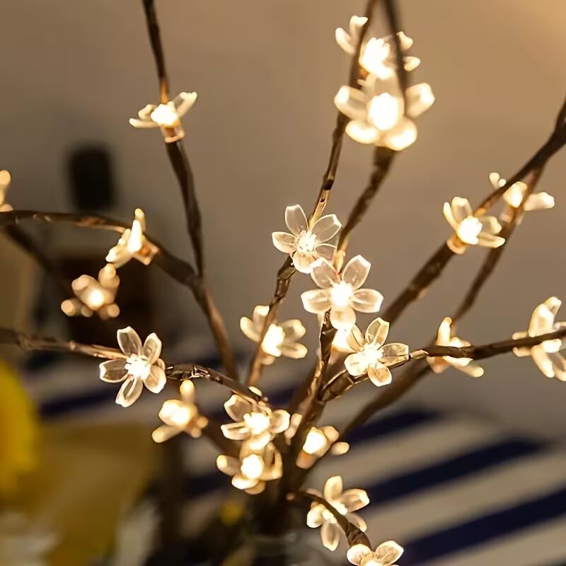1/2PC 20LED Cherry Blossom Tre - đánh giá và giá Home Decor Lighting