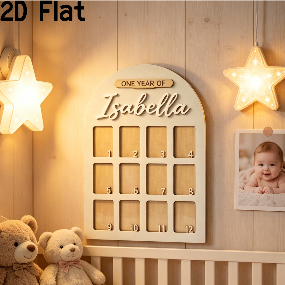 1Pc Custom Photo Record Board  - đánh giá và giá Home Decor For Birthday