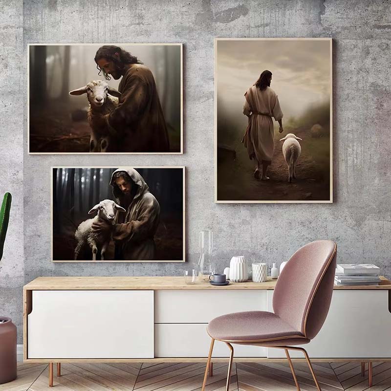 Classic Jesus Christ Walking o - đánh giá và giá Home Decor Zen
