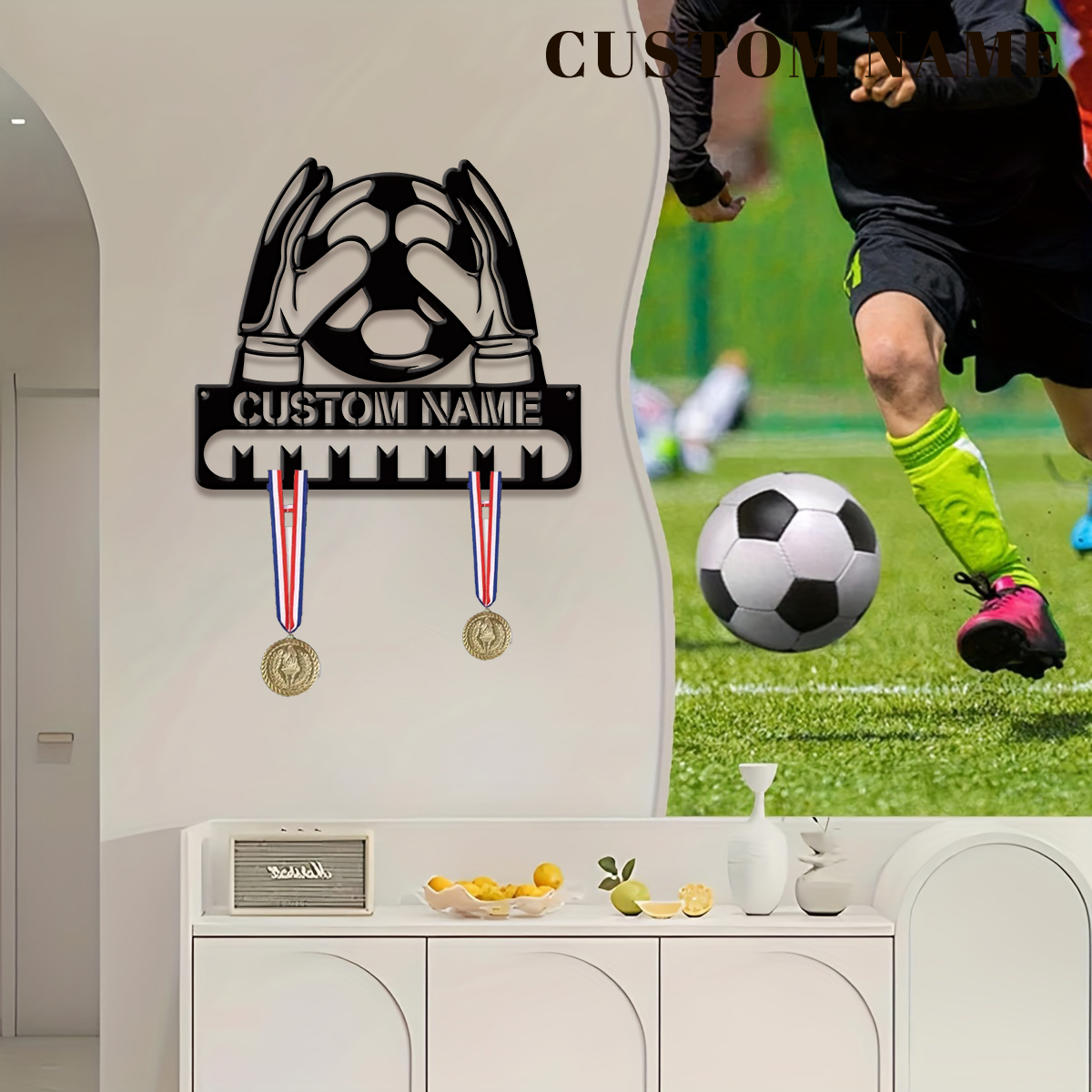 Custom Football Player Metal M - đánh giá và giá Home Decor For Birthday