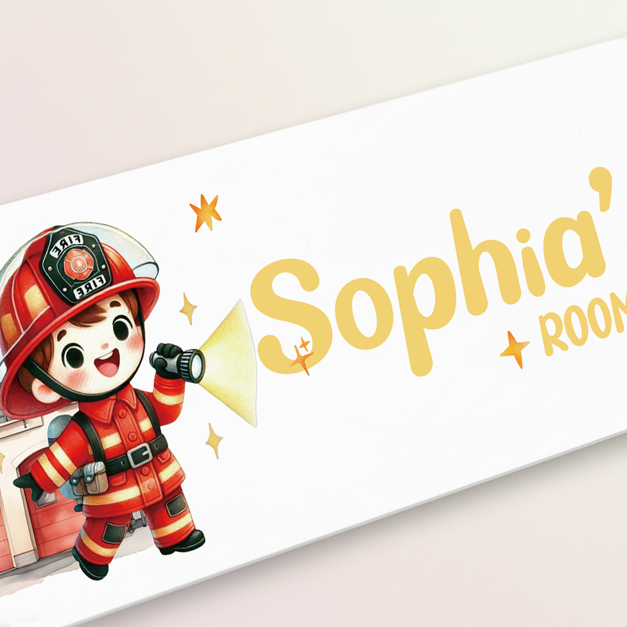 1pc Custom Firefighters Name/T - đánh giá và giá Home Decor Living