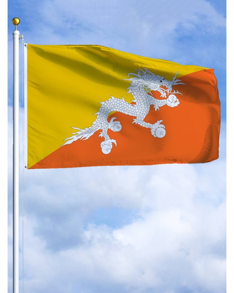 2×3FT Bhutan Emblem Flag Canad - đánh giá và giá Home Decor Canada