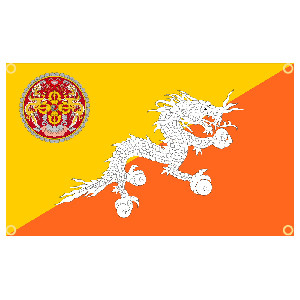 2×3FT Bhutan Emblem Flag Canad - đánh giá và giá Home Decor Canada