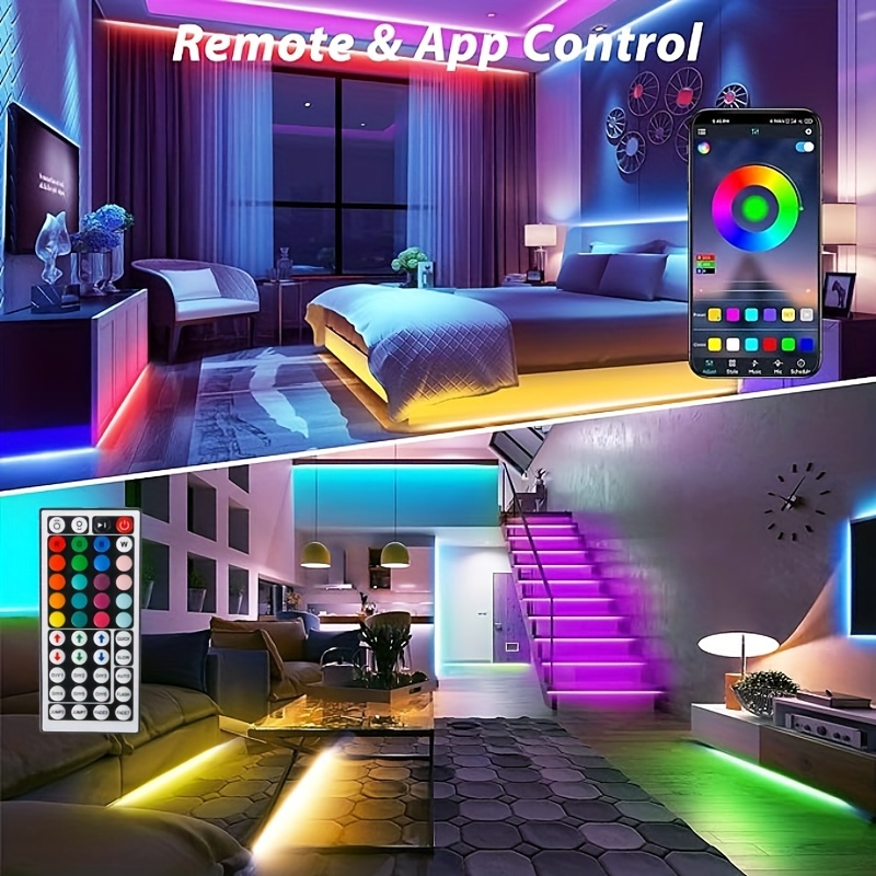 RGB LED Strip Lights Music Syn - đánh giá và giá Home Decor App Free