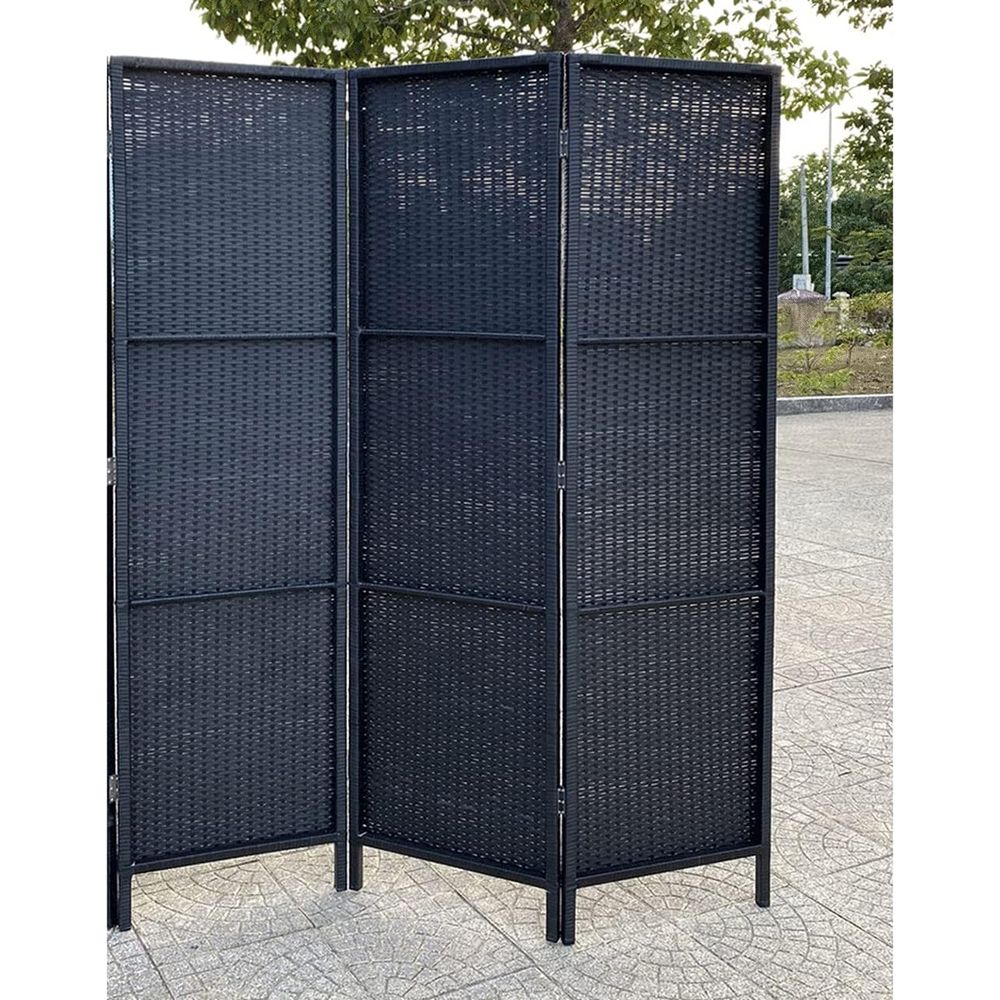 Weatherproof 3-Panel Wicker Ro - đánh giá và giá Room Divider Screen