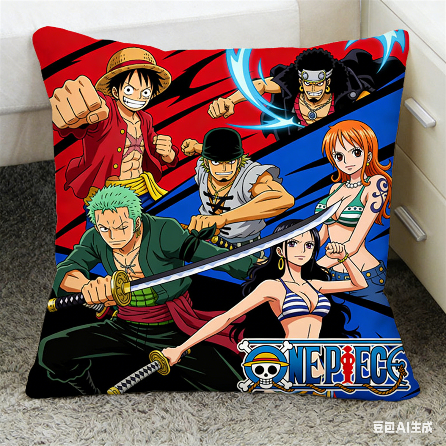 One Piece Pillow Cover, Anime  - đánh giá và giá Home Decor Online