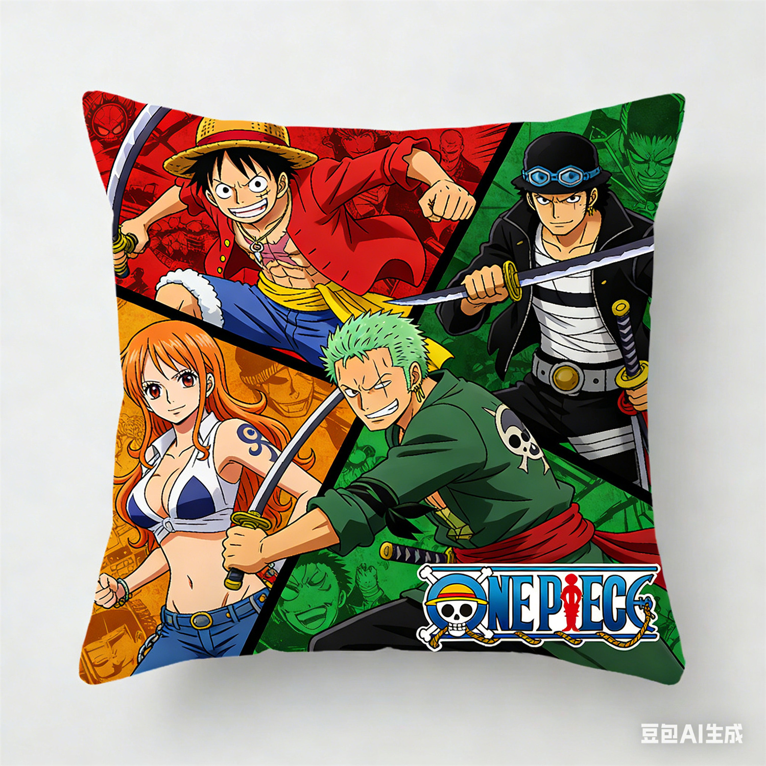 One Piece Pillow Cover, Anime  - đánh giá và giá Home Decor Online