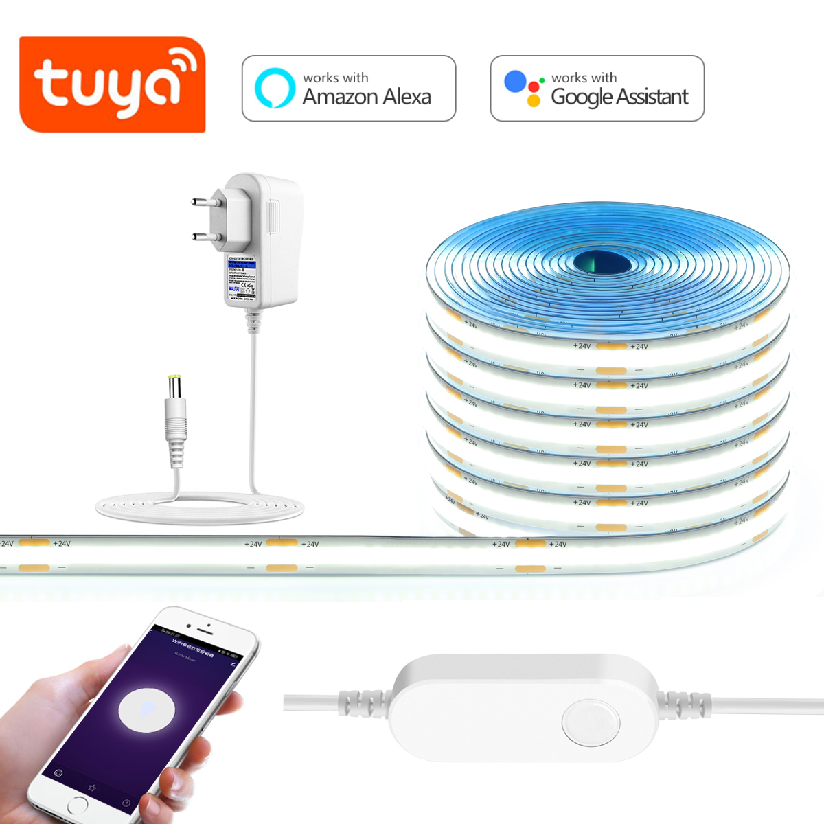 3M 5M 10M 24V COB LED Strip Li - đánh giá và giá Home Decor App Free