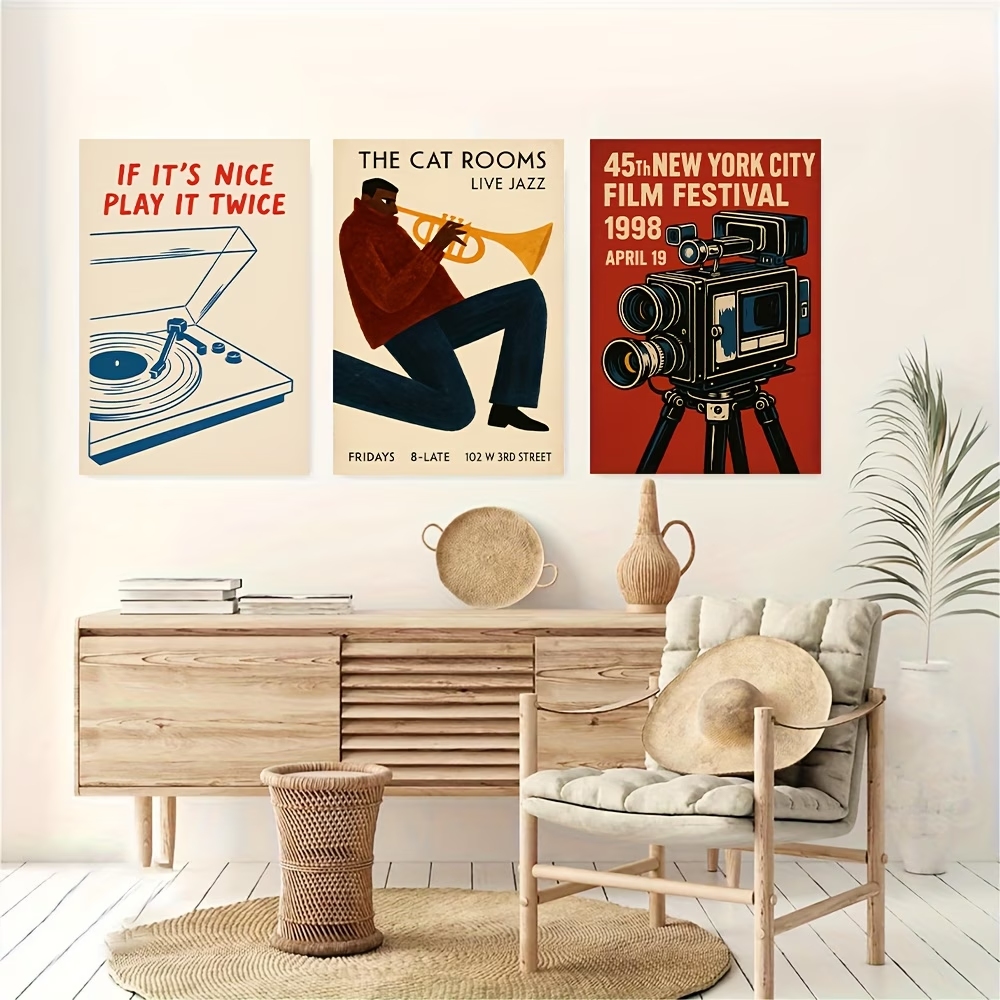 Modern,Retro Jazz Cat, New Yor - đánh giá và giá Home Decor Retro