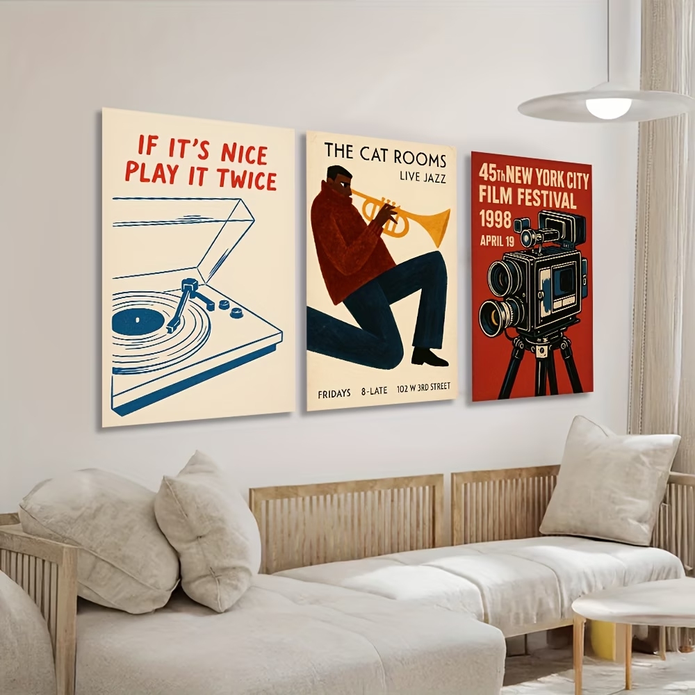 Modern,Retro Jazz Cat, New Yor - đánh giá và giá Home Decor Retro