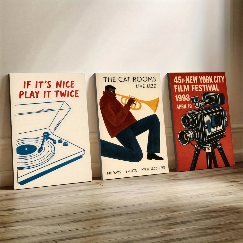 Modern,Retro Jazz Cat, New Yor - đánh giá và giá Home Decor Retro