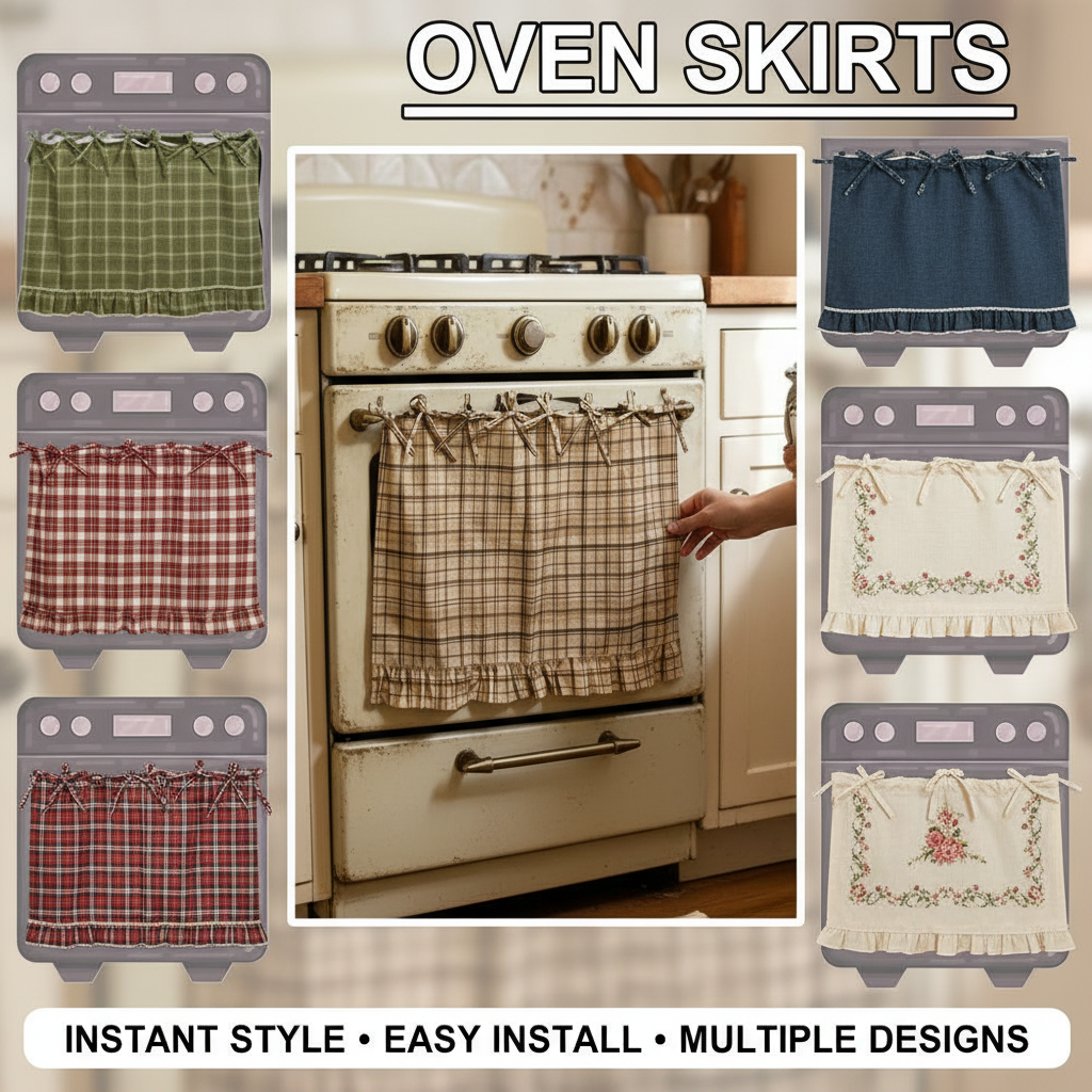Oven Skirt Artisanal Farmhouse - đánh giá và giá Home Decor Curtains