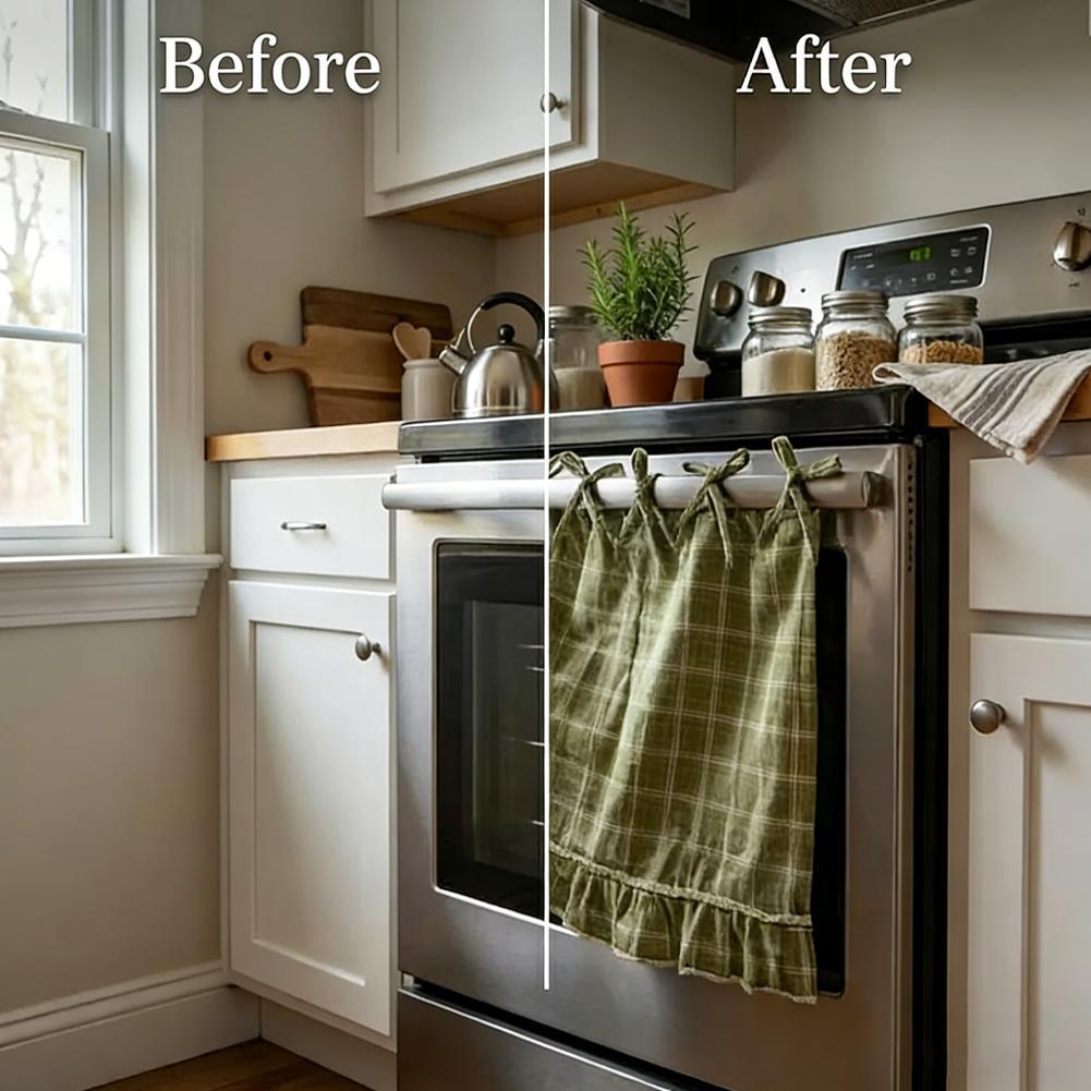 Oven Skirt Artisanal Farmhouse - đánh giá và giá Home Decor Curtains