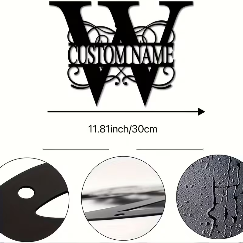 Classic Custom Monogram Metal  - đánh giá và giá Home Decor For Birthday