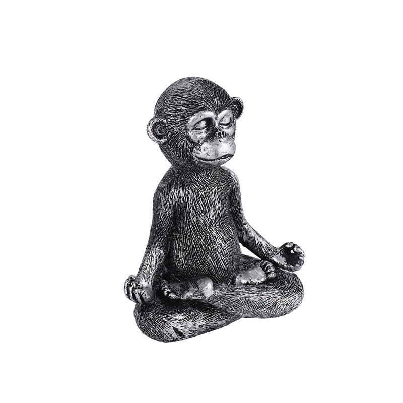Meditating Monkey Statue Resin - đánh giá và giá Home Decor Living