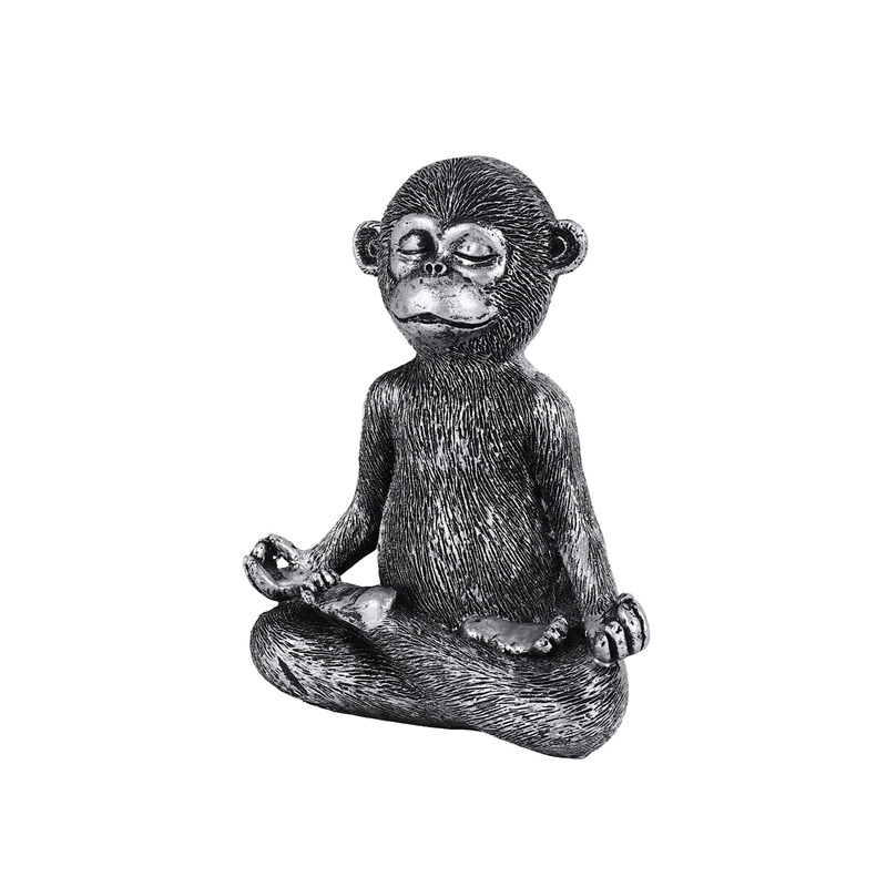 Meditating Monkey Statue Resin - đánh giá và giá Home Decor Living