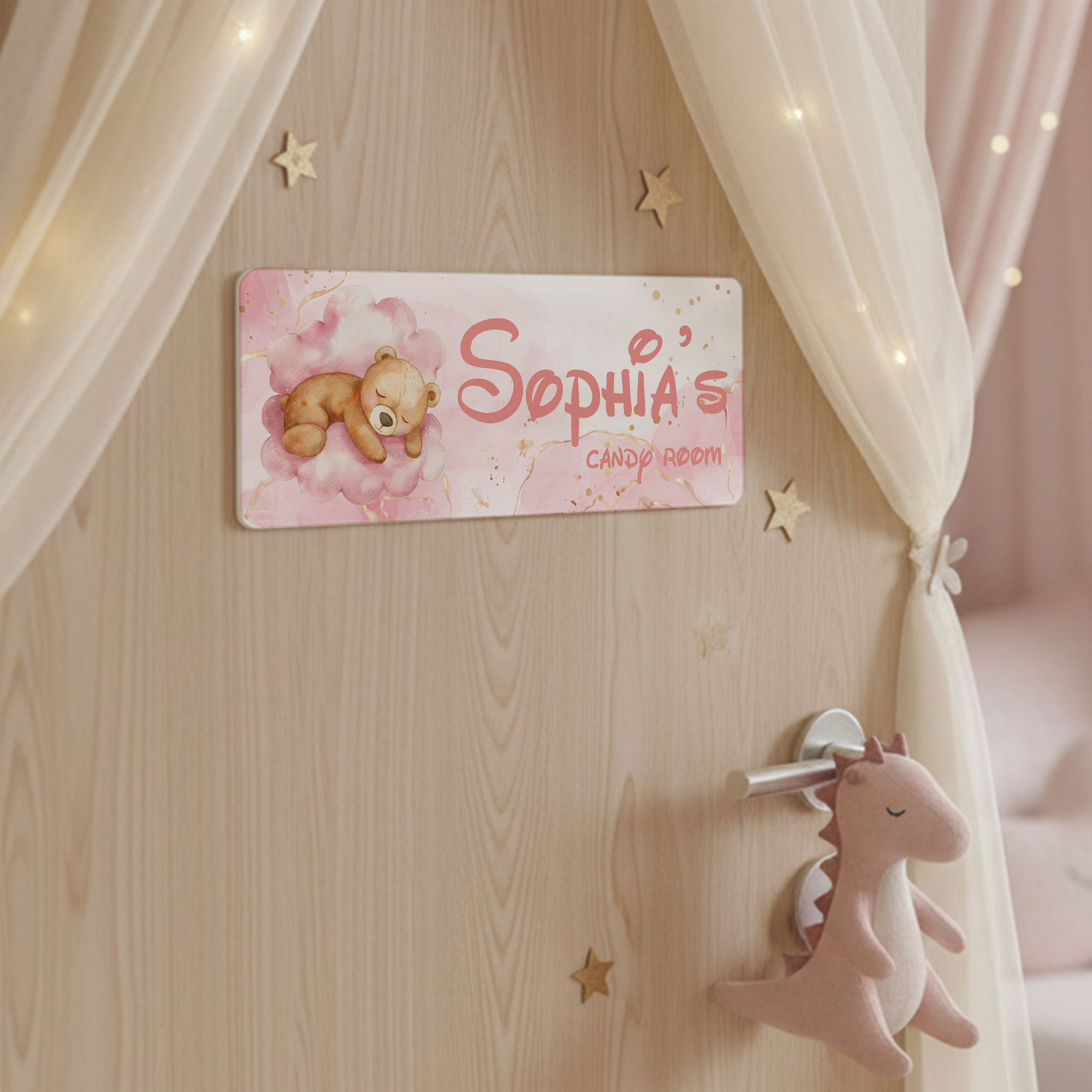 1pc Custom Bear Name/Text Acry - đánh giá và giá Home Decor Living Room