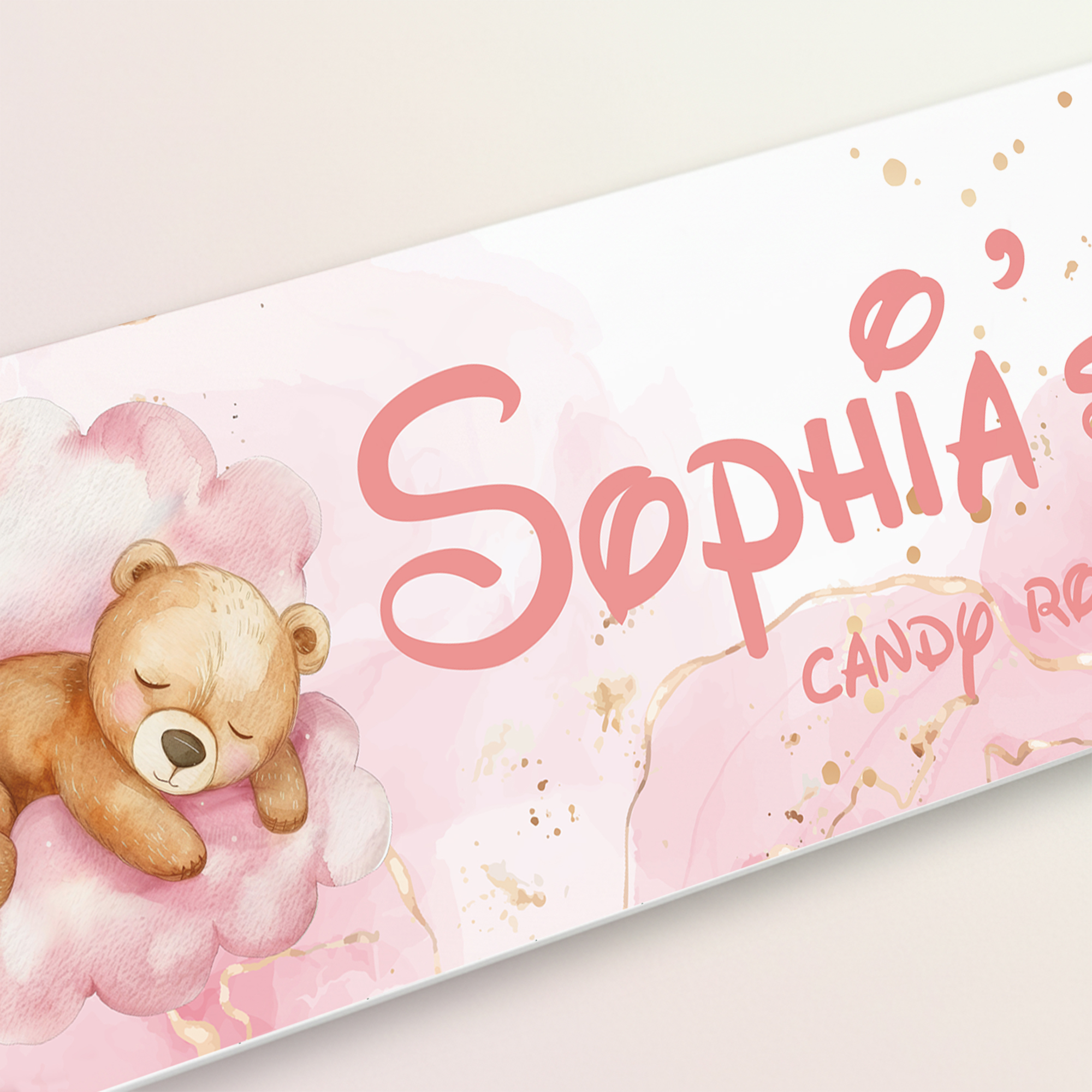 1pc Custom Bear Name/Text Acry - đánh giá và giá Home Decor Living Room