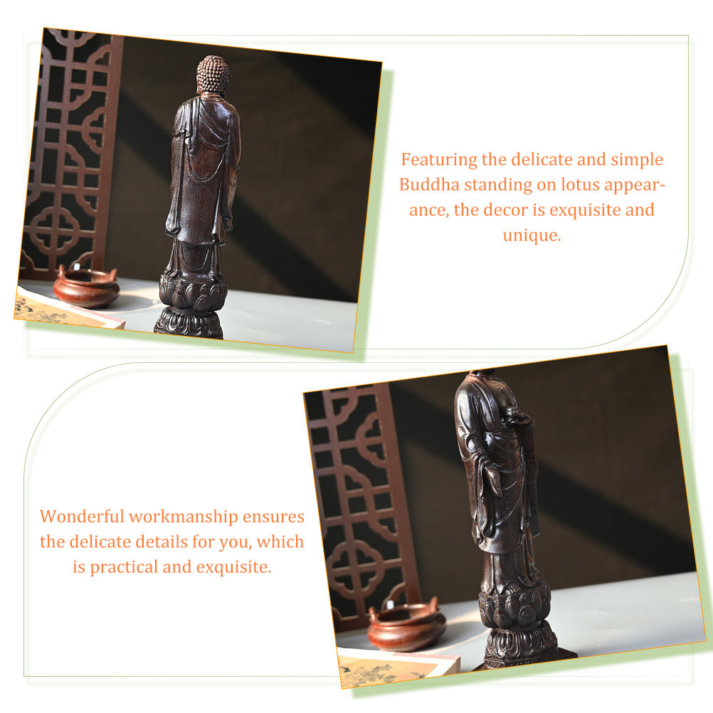 Premium Wood Buddha Statue Sta - đánh giá và giá Home Decor Zen