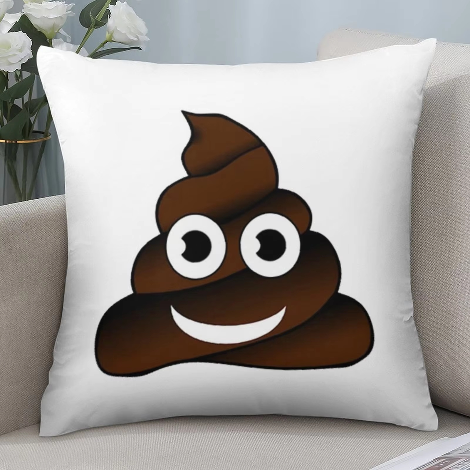 Double Sided Funny Poop Pillow - đánh giá và giá Home Decor Emoji