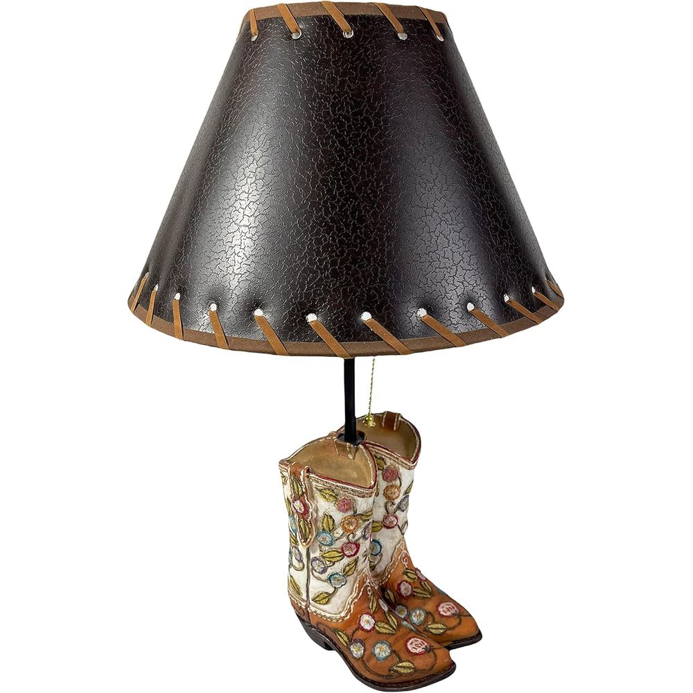 Western Cowboy Boot Table Lamp - đánh giá và giá Home Decor Living