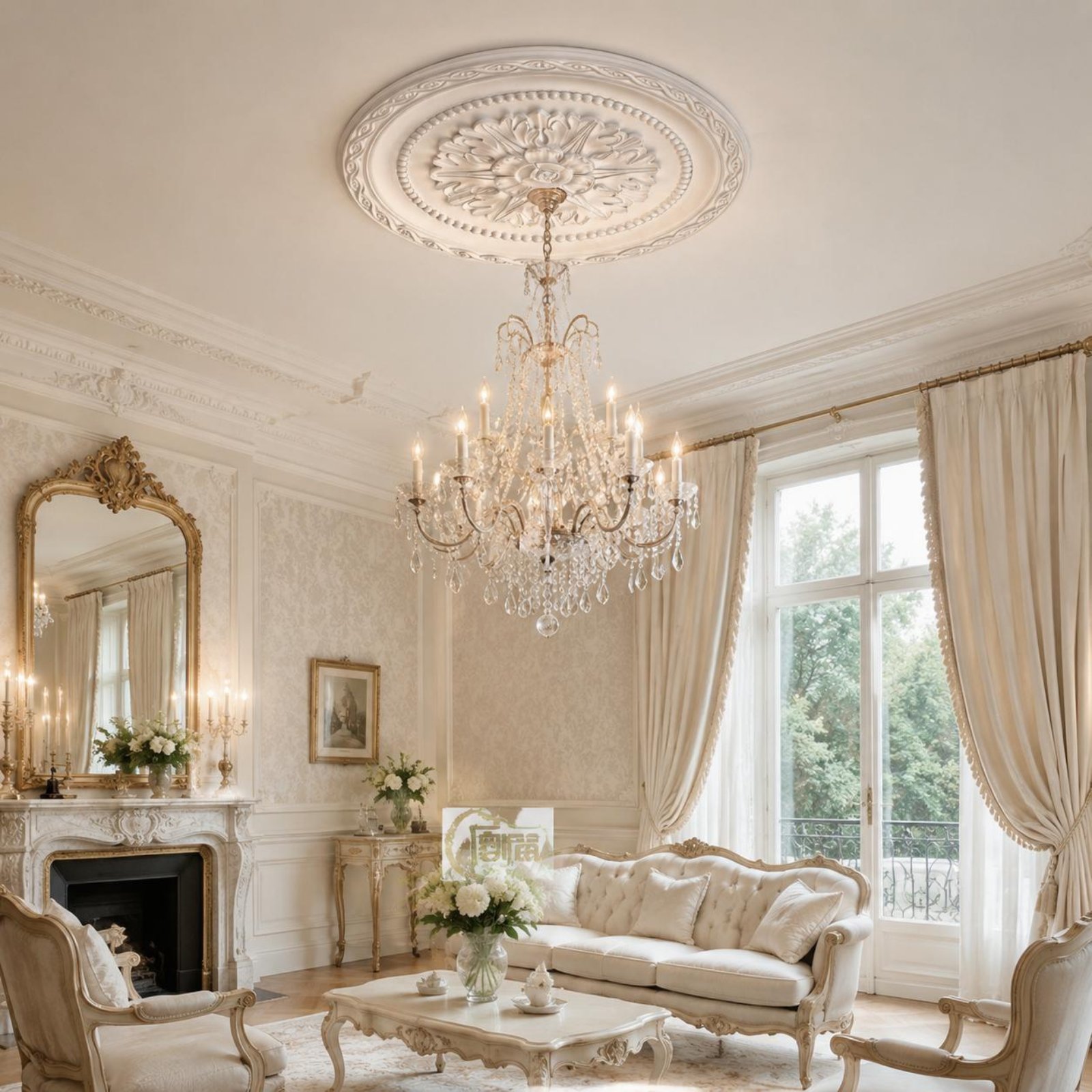 Ceiling Medallion Lightweight  - đánh giá và giá Home Decoration